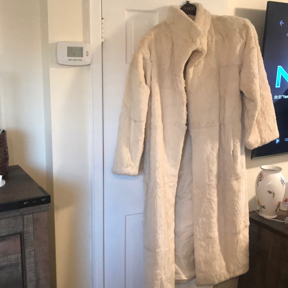 Carole Little Sheared Rabbit Coat